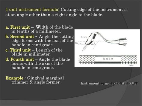 four digit instrument formula|Essential Guide to Operative Dentistry Instruments .